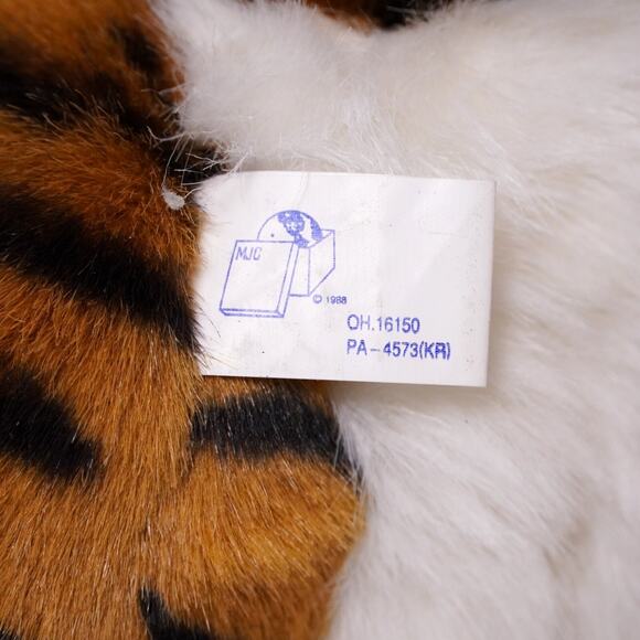 Tiger & Baby Cub Stuffed Animal Cat Plush Plushie Stuffie Purr-Fection MJC 1988 - Picture 11 of 14